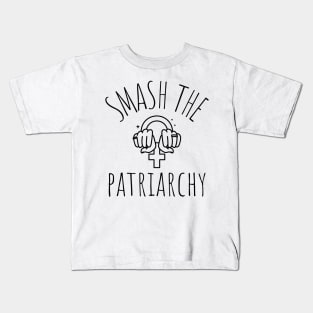 smash the patriarchy Kids T-Shirt